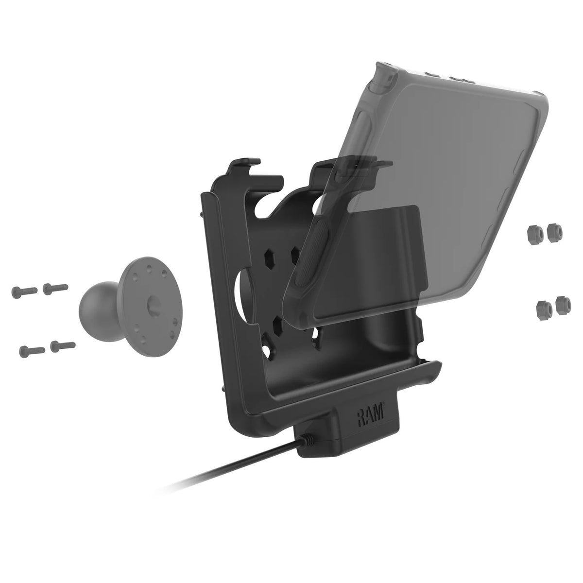 RAM EZ-Roll'r USB-C Powered Dock for Samsung Tab Active5, Active3 & Active2 – RAM-HOL-SAM60CPU