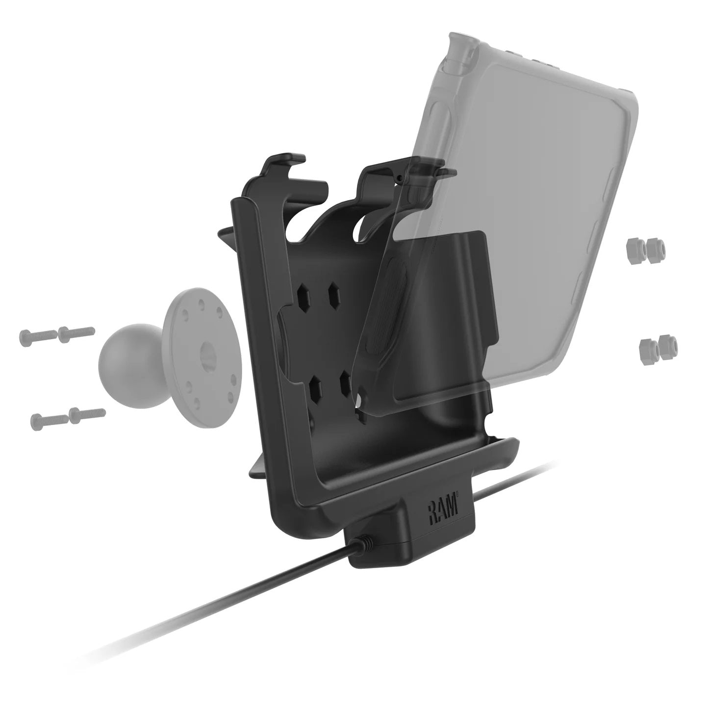 RAM EZ Roll'r Dual USB Dock for Samsung Tab Active5 & 3