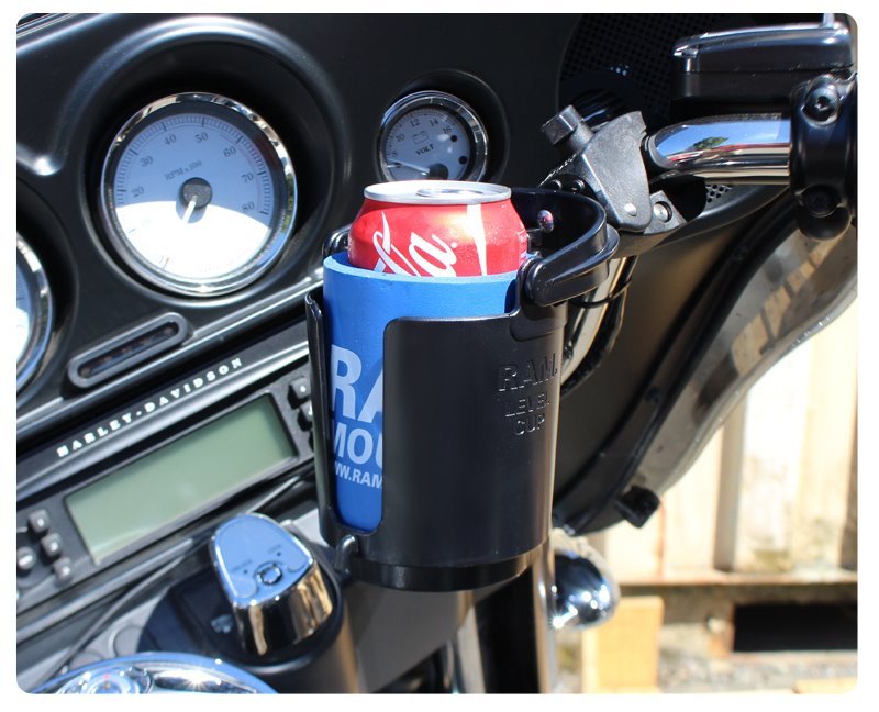 RAM Tough-Claw Mount with Level Cup 16 oz Drink Cup Holder