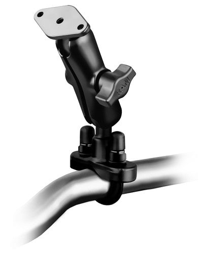 RAM 1" Ball Handlebar / Rail Mount with U-Bolt and Diamond Base