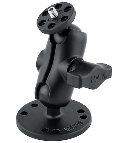 RAM Drill-Down Short Mount with 1/4"-20 Threaded Camera Adapter