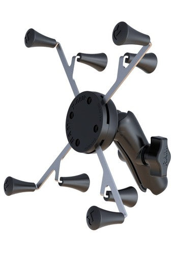 RAM® X-Grip® 7”-8” Tablet Holder with Standard Double Socket Arm – Heavy-Duty Universal Mount