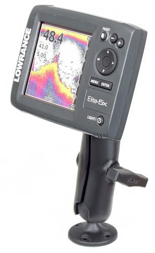 RAM Drill Down 1.5" Ball Composite Mount for Lowrance Elite-5, Mark-5 + More