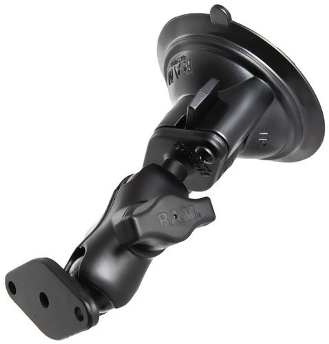 RAM Twist-Lock Suction Cup 1" Ball Short Mount with Diamond Base