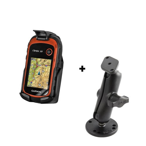 RAM Drill Down 1" Ball Mount for Garmin eTrex 10, 20 & 30