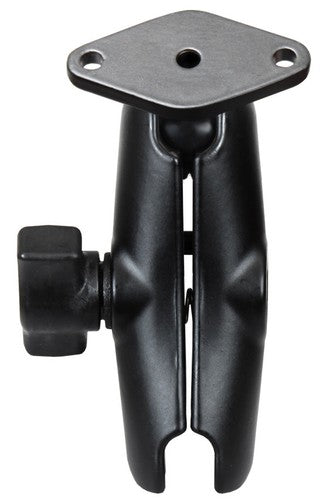RAM Medium Double Socket Arm with AMPS Diamond Plate | RAM-B-103-238U