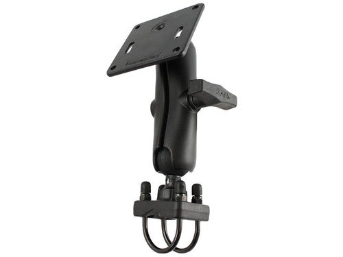 RAM VESA 75mm x 75mm Rail Mount with Double U-Bolt Base