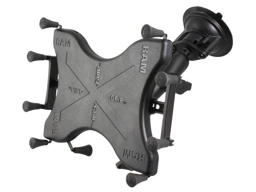 RAM® X-Grip® 9"-11" Tablet Holder with Twist-Lock Suction Cup | Heavy-Duty Windshield Mount