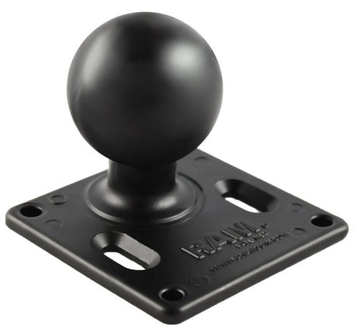 RAM 75mm X 75mm VESA 3.625" Plate with 2.25" Rubber Ball
