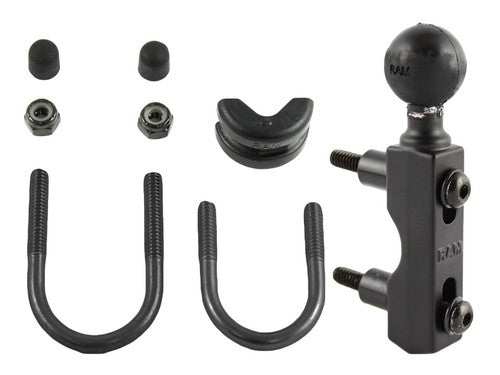 RAM Motorcycle Brake/Clutch Reservoir & Handlebar Ball Base with B Size 1" Ball | RAM-B-309-7U