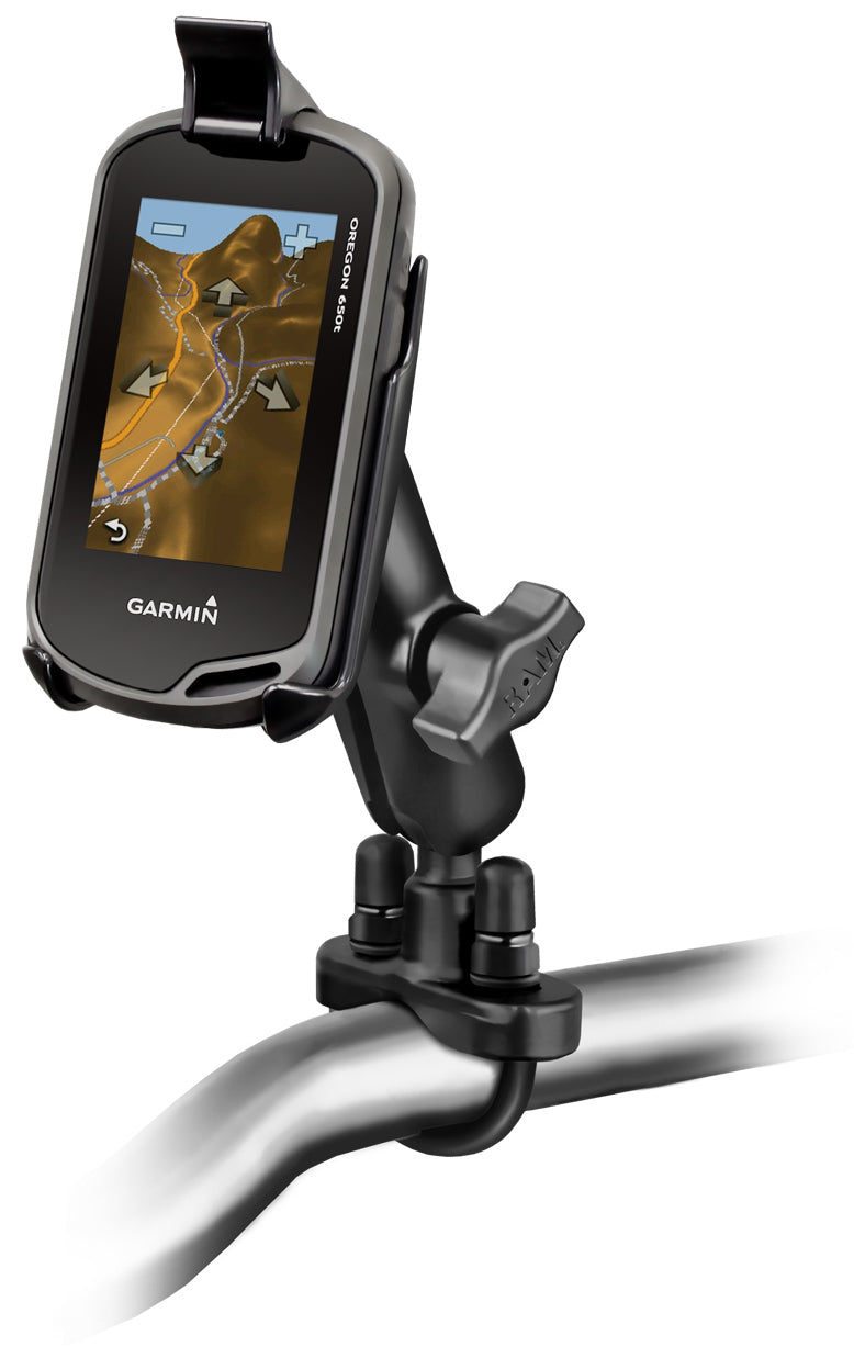 RAM 1" Ball Handlebar Mount with U-Bolt for Garmin Approach G5 & Oregon