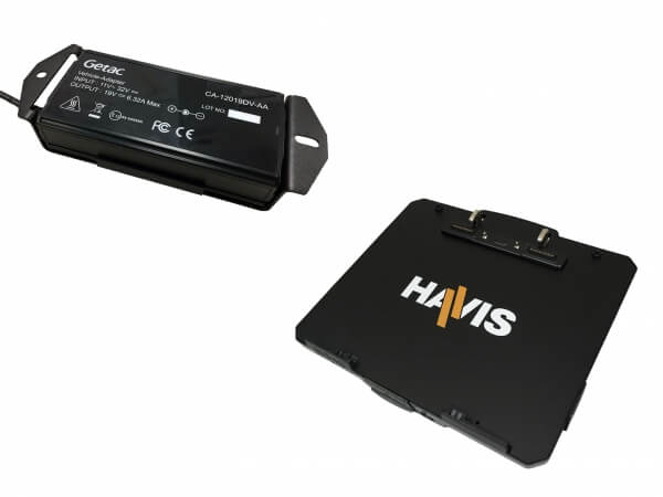 Havis Docking Station for Getac K120 Convertible Laptop with External Power Supply
