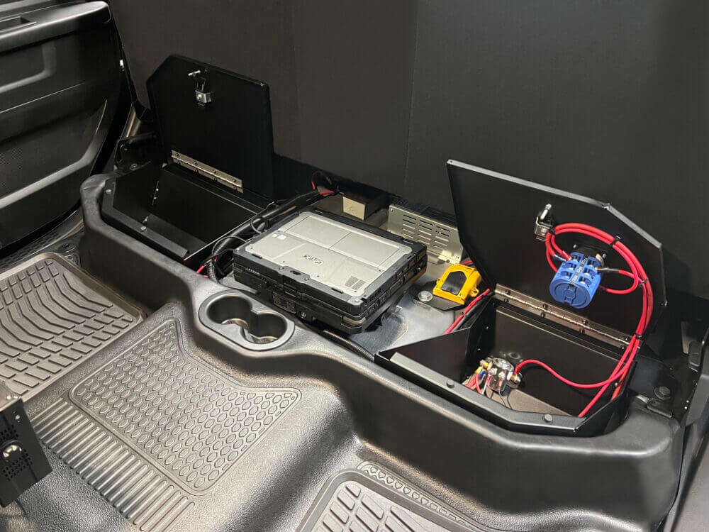 Havis Lockable Under-Seat Storage Box for 2020-2023 Dodge Ram 2500 & 3500 Crew Cab Pickup Truck – Driver Side