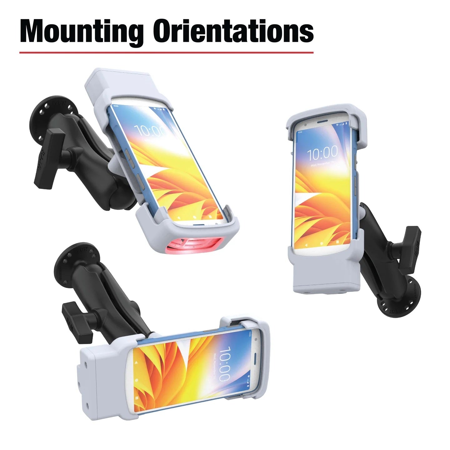 RAM® Powered USB-C Dock for Zebra HC20 & HC50 Healthcare Mobile Computers