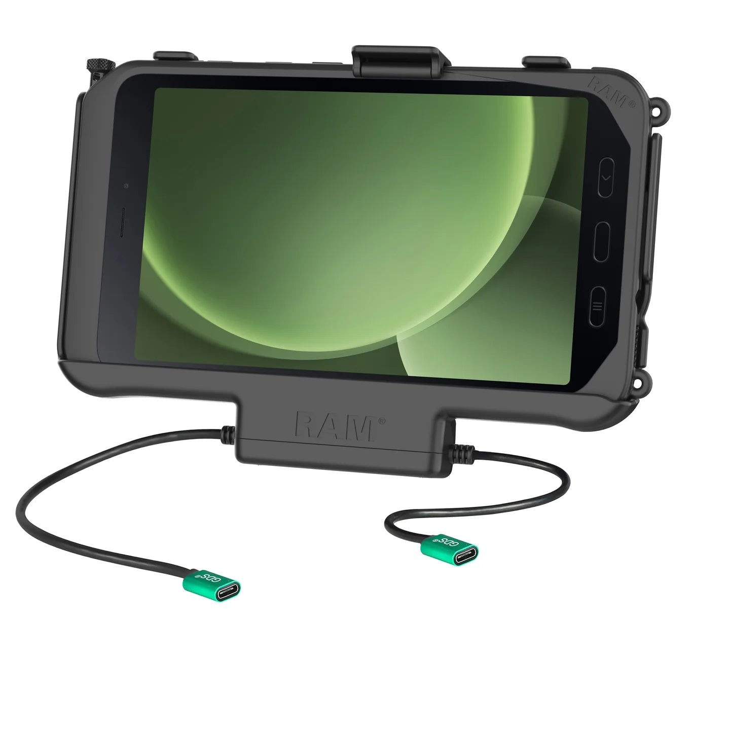 RAM USB-C Powered Dock + USB-C Data for Samsung Tab Active5 & 3