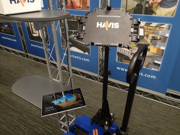 Havis Rugged Cradle for Acer Enduro T1, Apple iPad 7th-10th Gen, & Samsung Galaxy Tab S9+, S9FE