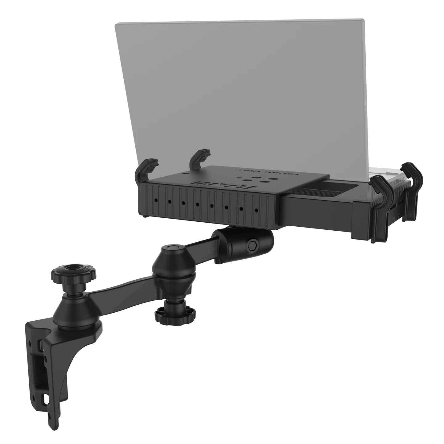 RAM Tough-Tray Laptop Mount with Vertical Swing Arm | C-Size Ball