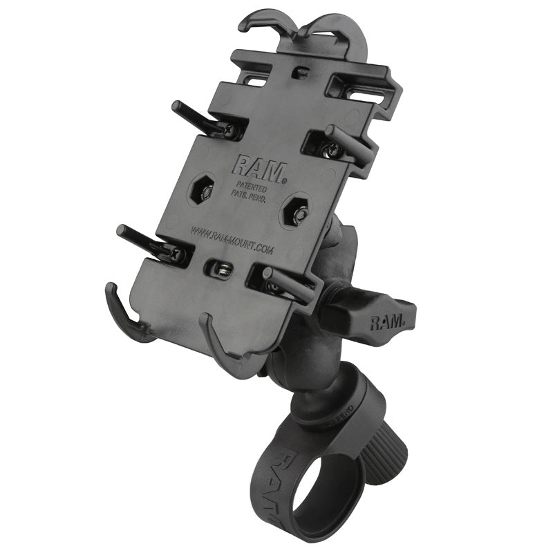 RAM Tough-Strap Handlebar Mount with Quick-Grip Phone Holder