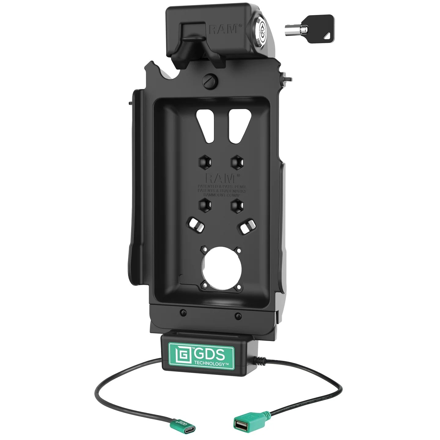 RAM Locking GDS Tough-Dock + Single USB-A for Samsung Tab A9 & A7 Lite