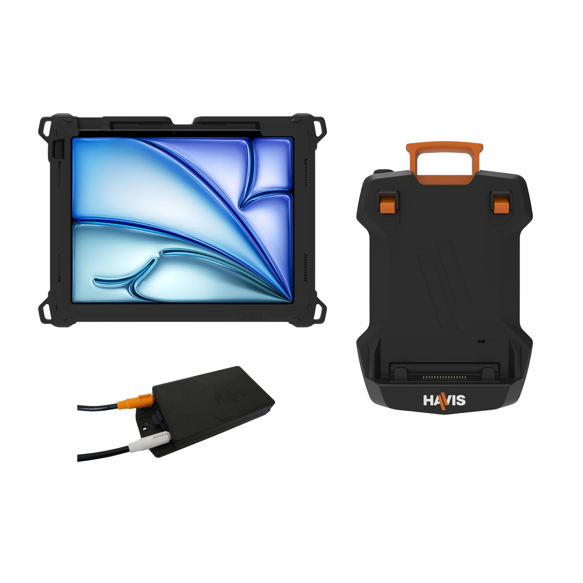 iPad Pro 12.9 & iPad Air 13 Docking Station Package with Case and DC Power Supply | Havis