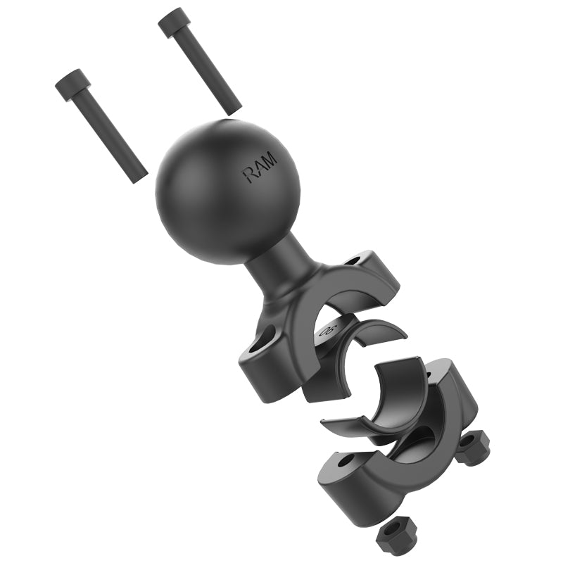 RAM Torque Base with 1.5" Ball for 3/4" - 1" Diameter Rails