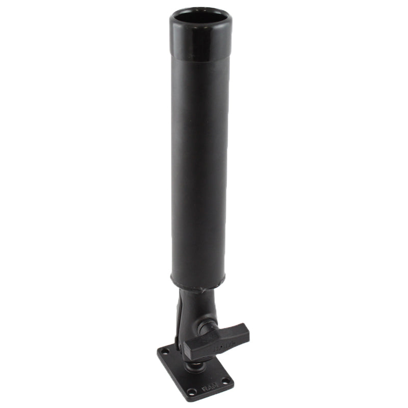 RAM Tube Fishing Rod Holder with Rectangular Drill Down Base