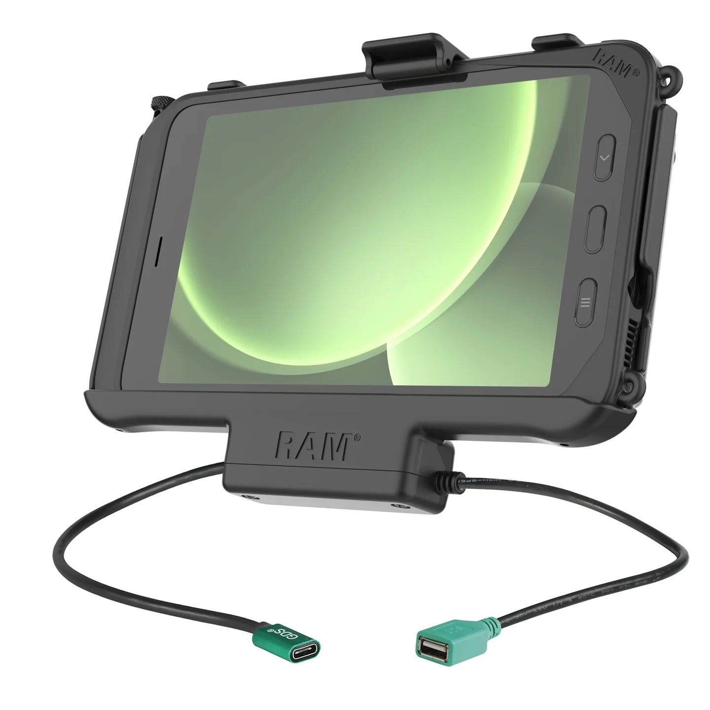 RAM EZ-Roll'r Power + Data Dock for Samsung Tab Active5 & 3