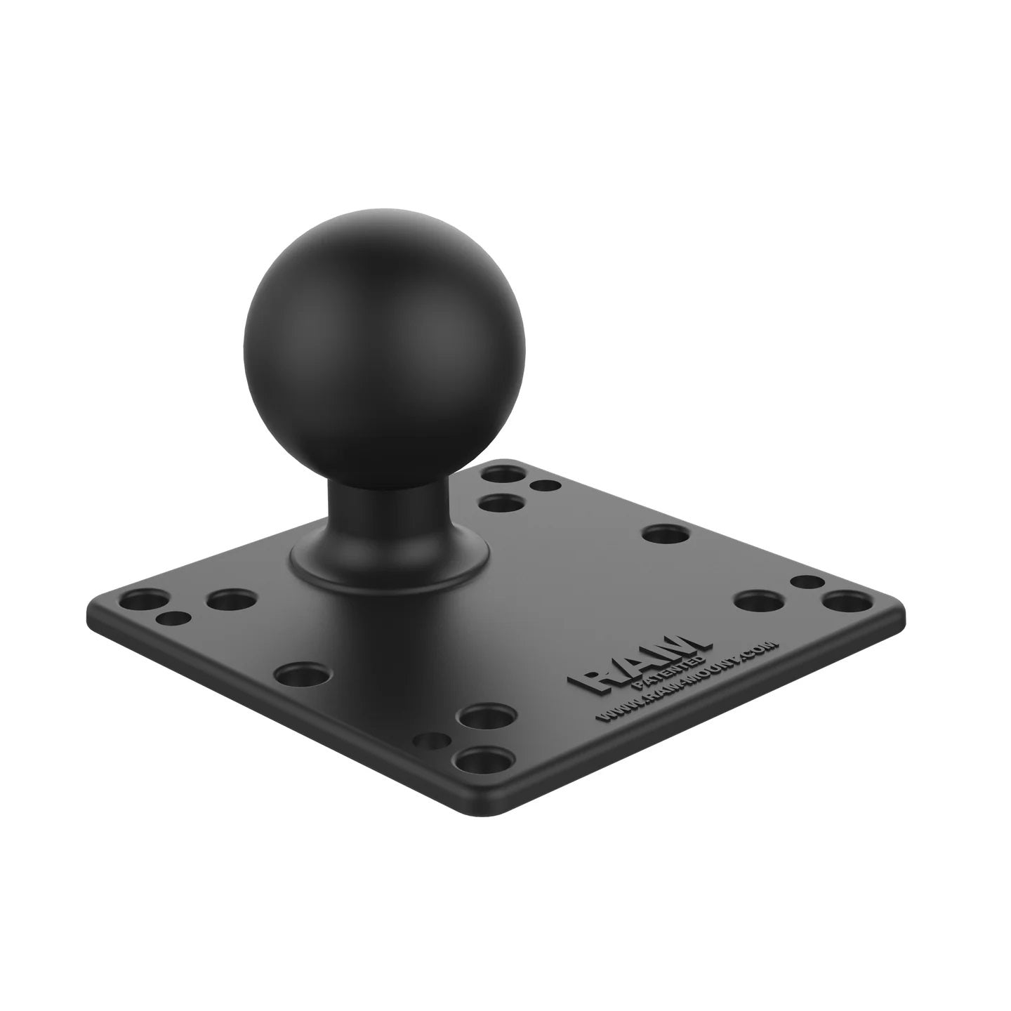 Heavy Duty RAM® D Size 100x100mm Steel Reinforced VESA Plate with 2.25" Ball