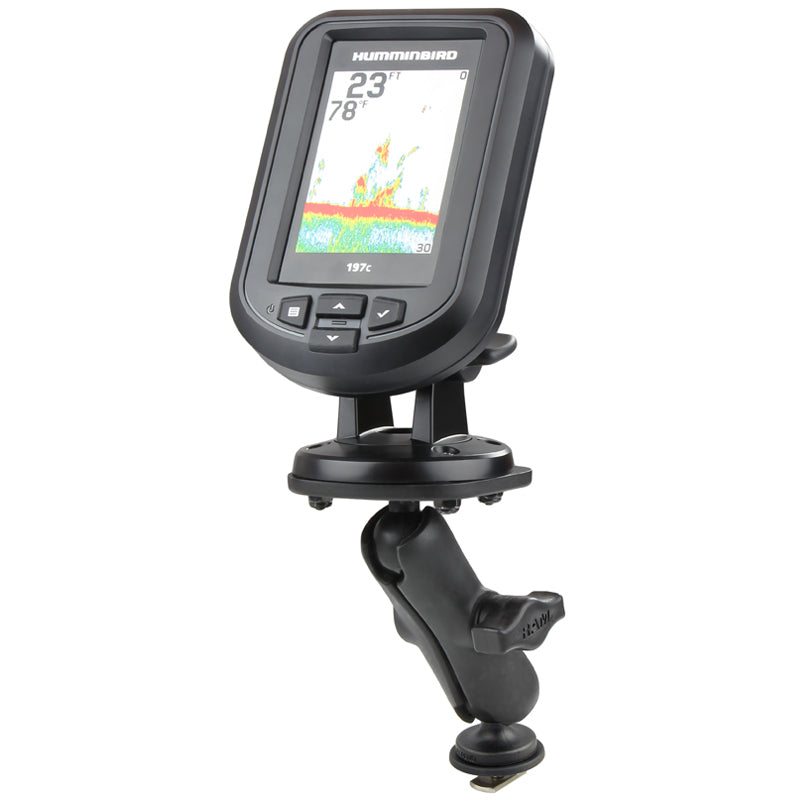 RAM Track Ball Mount for Eagle Cuda, Humminbird Piranha, Lowrance X-4 + More