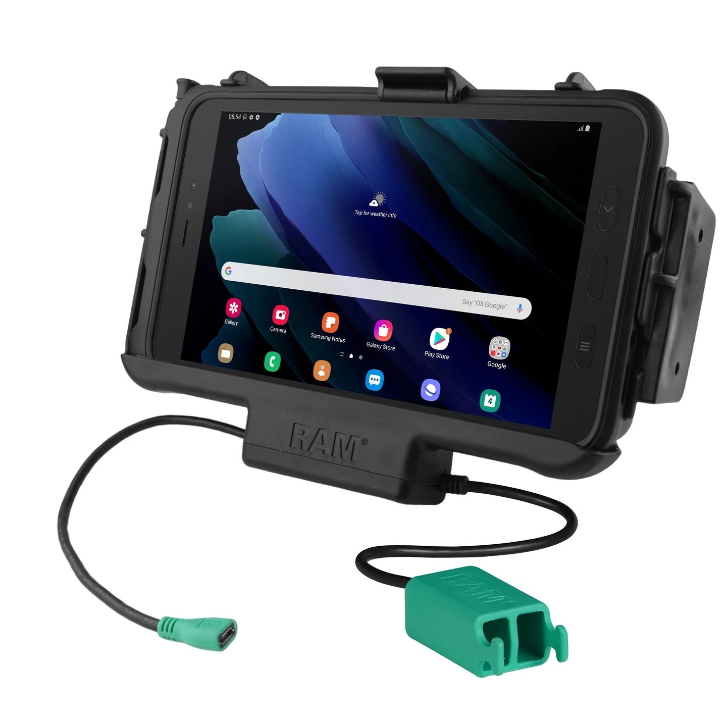 RAM EZ Roll'r Modular Dual USB Dock for Samsung Tab Active5 & 3