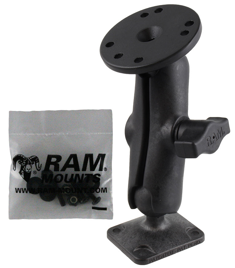 RAM 1" Ball Drill Down Composite Mount for Raymarine Dragonfly Sonar / GPS