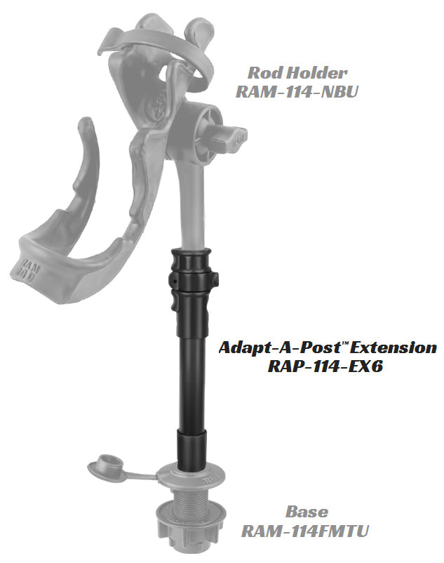 RAM Adapt-A-Post 9" Extension Pole