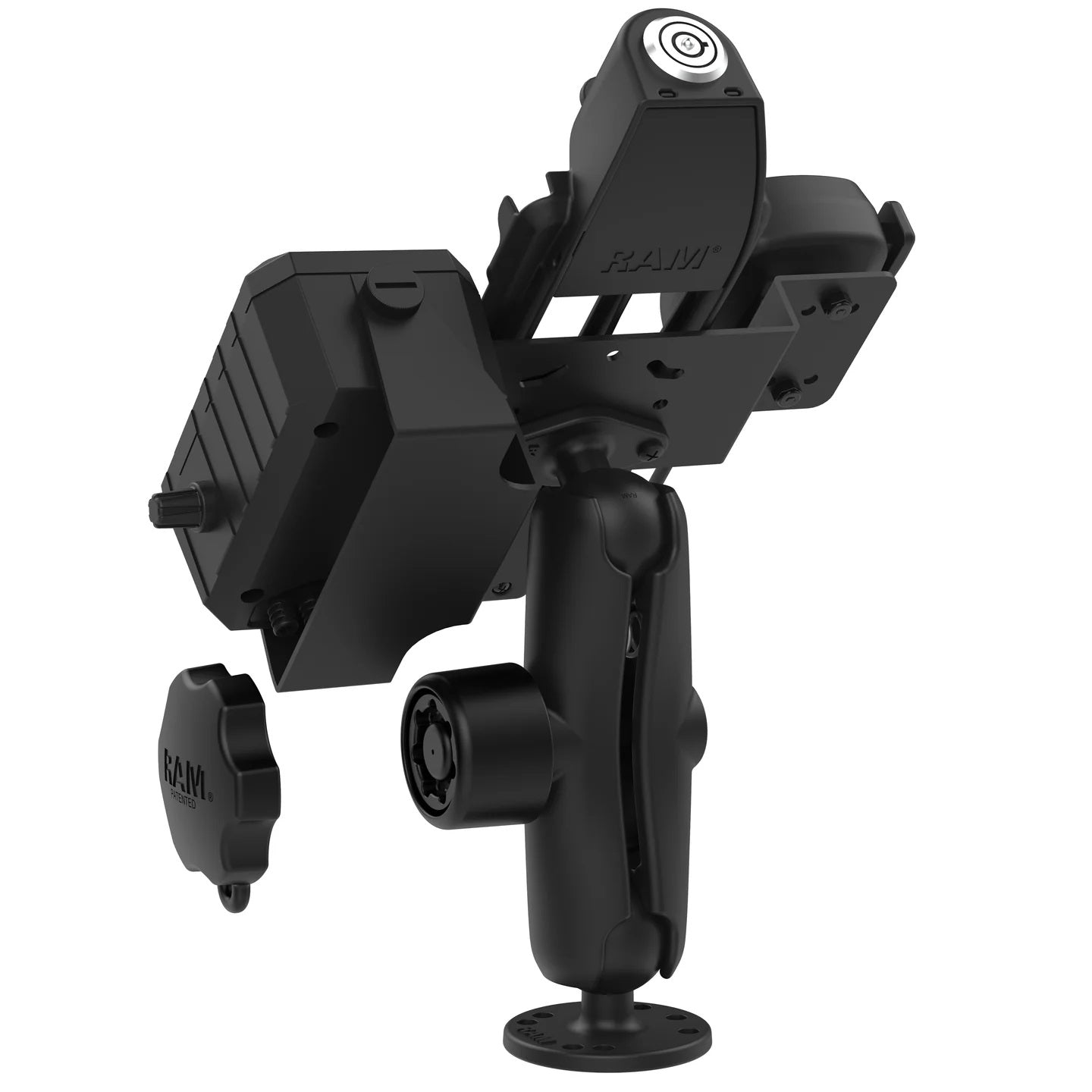 RAM Rugged Mount Bundle with Speaker & Hardwire for Sonim XP10