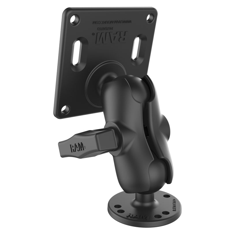 RAM 75mm x 75mm VESA Mount with 1.5" Ball and Short Arm