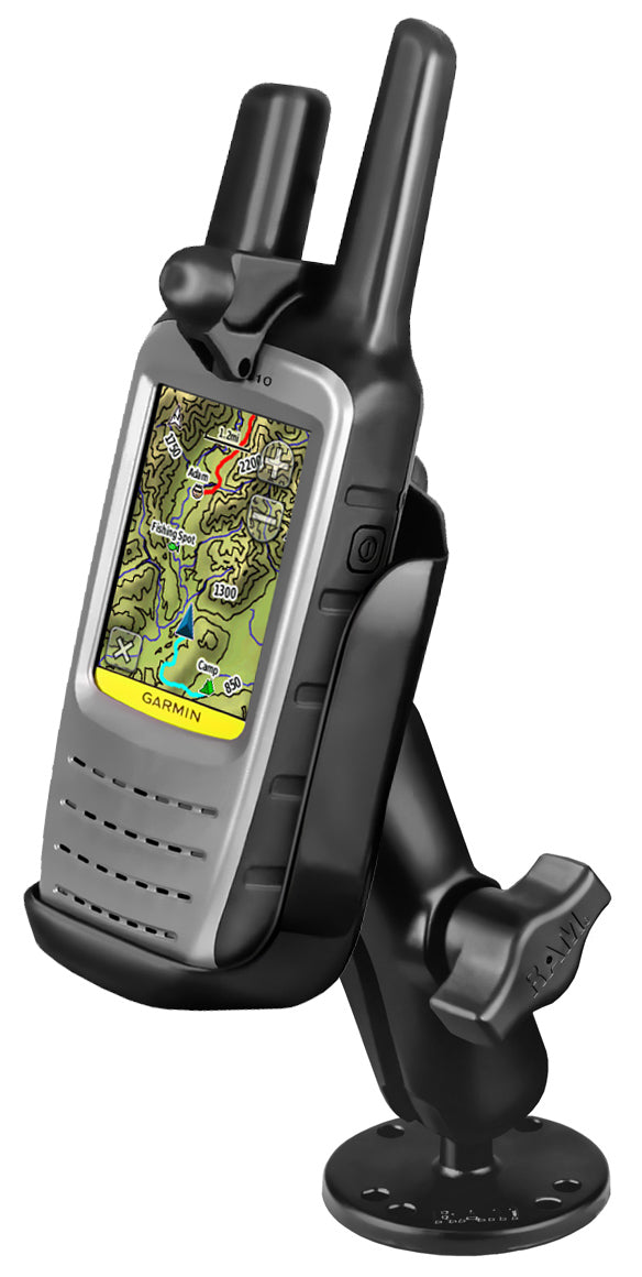 RAM Drill Down 1" Ball Mount for Garmin Rino 610, 650 & 655t