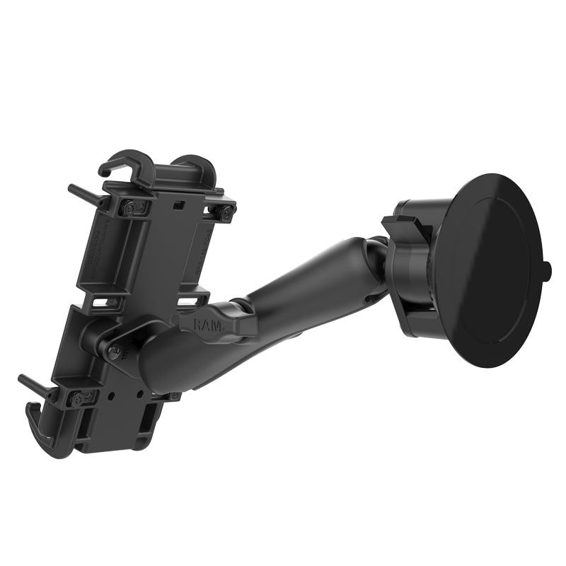 RAM Twist-Lock Suction Cup Long Mount with Quick-Grip XL Holder
