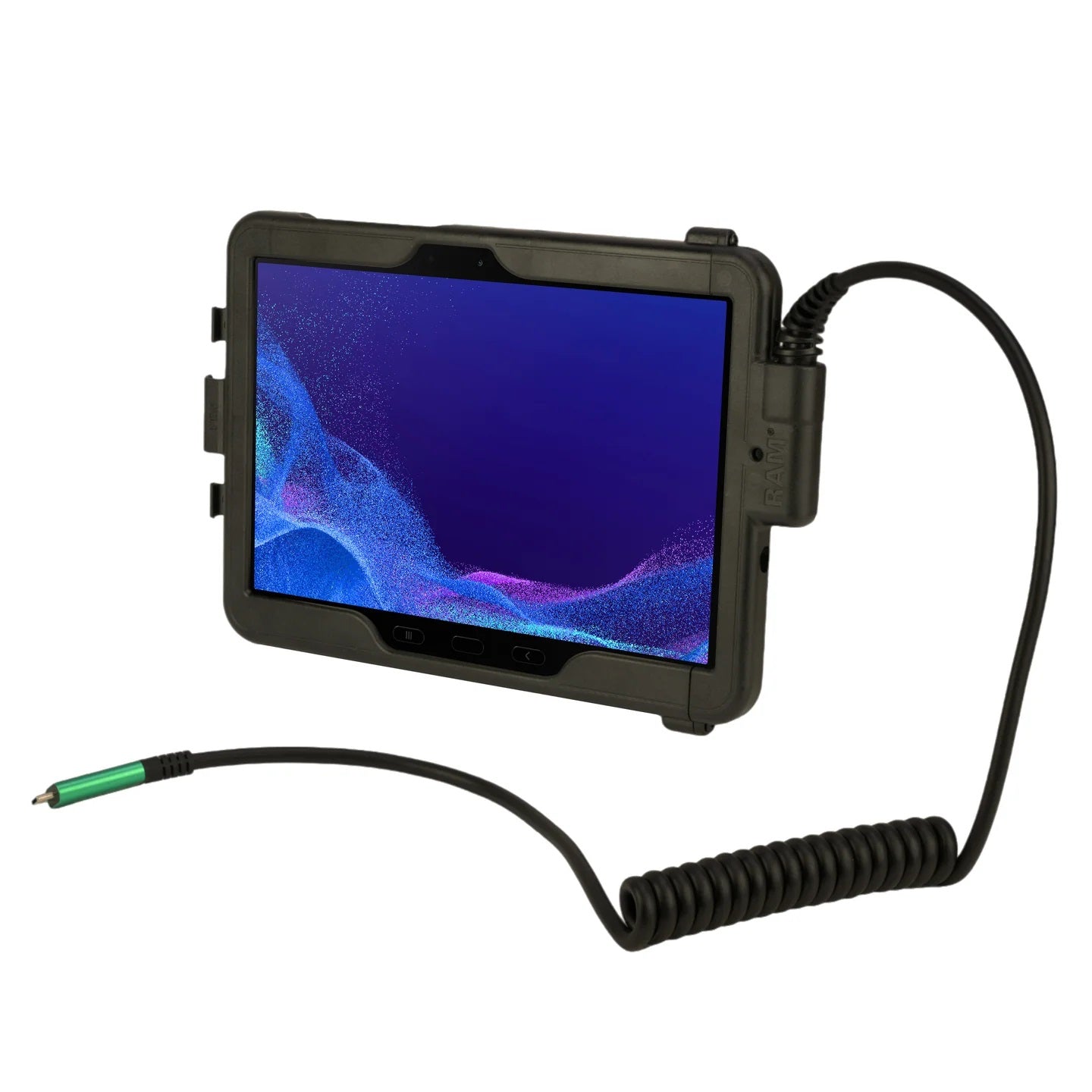 RAM Tough-Case for Samsung Tab Active Pro and Active4 Pro with Type-C Male USB