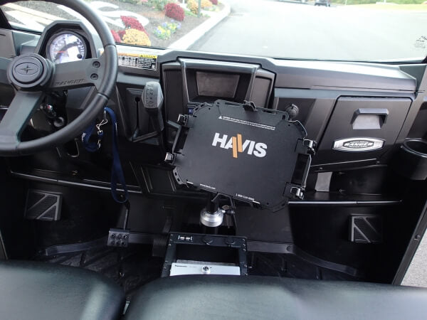 Havis Rugged Cradle for Acer Enduro T1, Apple iPad 7th-10th Gen, & Samsung Galaxy Tab S9+, S9FE