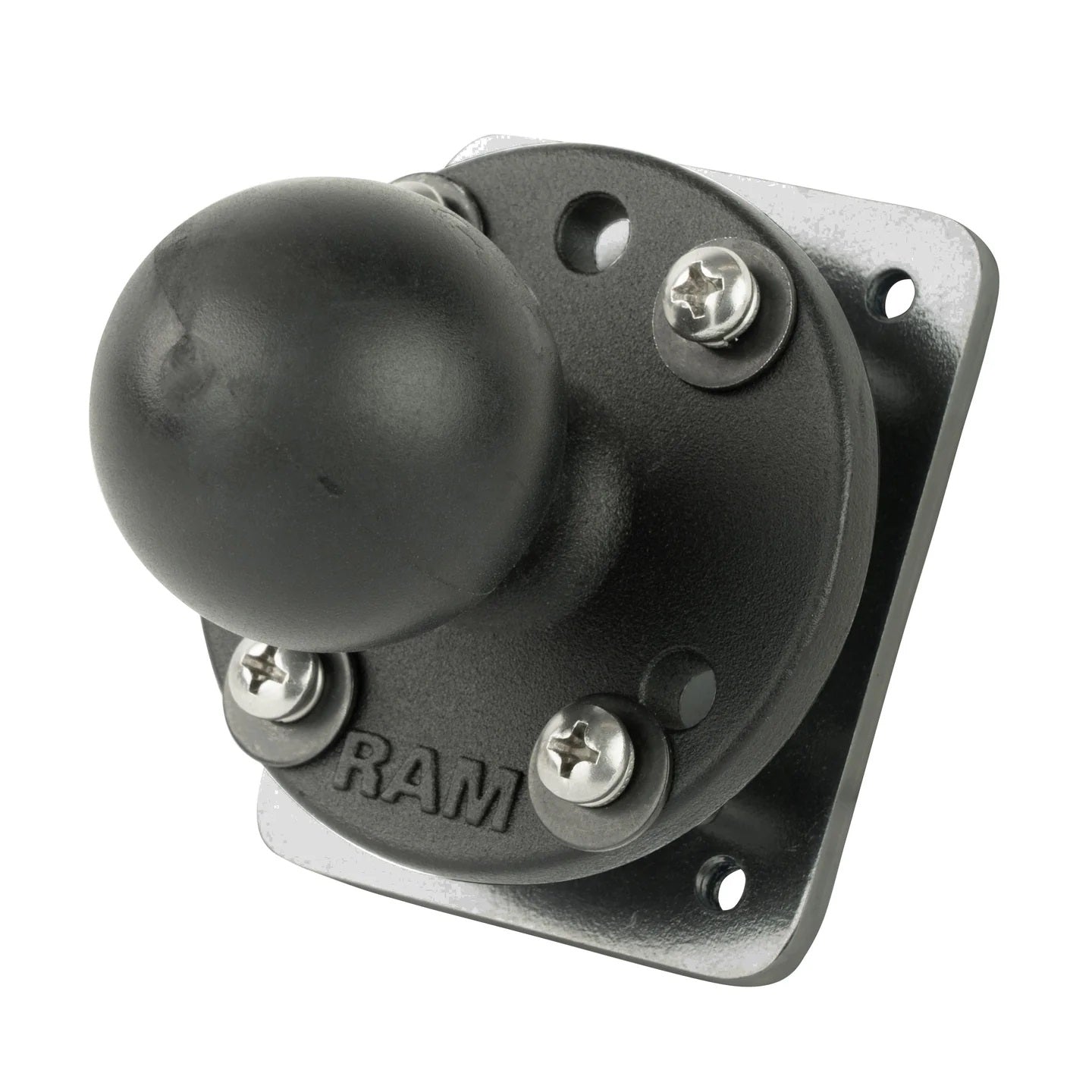 RAM Drill-Down Dashboard Base with Backing Plate and C Size 1.5" Ball | RAM-202-225-2U