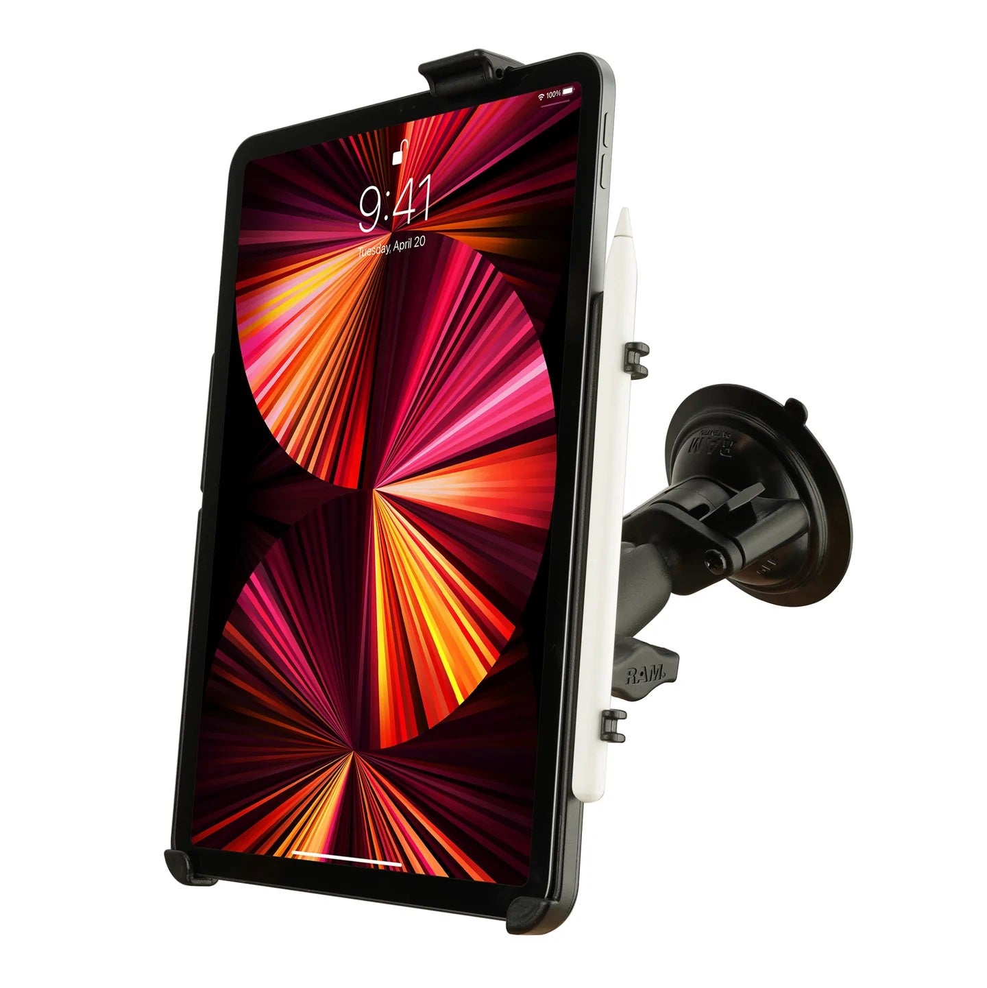 RAM Twist-Lock Suction Cup Mount for iPad Pro 11" & Air 4, Air 5