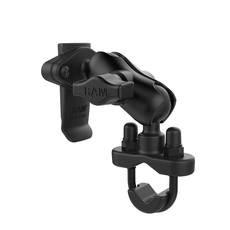 RAM Handlebar U-Bolt Short Mount with Spine Clip Holder for Garmin Devices