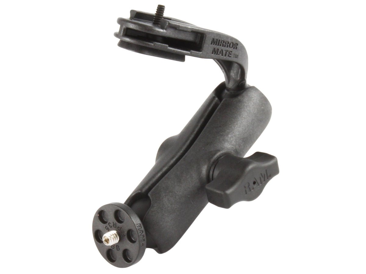 RAM Mirror-Mate Mount for Chrysler, Ford & Toyota with 1/4" - 20 Camera Adapter