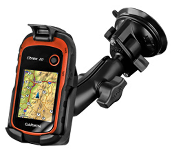 RAM Twist-Lock Composite Suction Cup Mount for Garmin eTrex 10, 20, 30