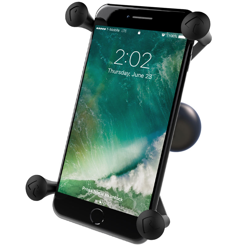 RAM X-Grip Large Phone Holder with 1.5" Ball (C Size) – Rugged Universal Cradle for Large Smartphones