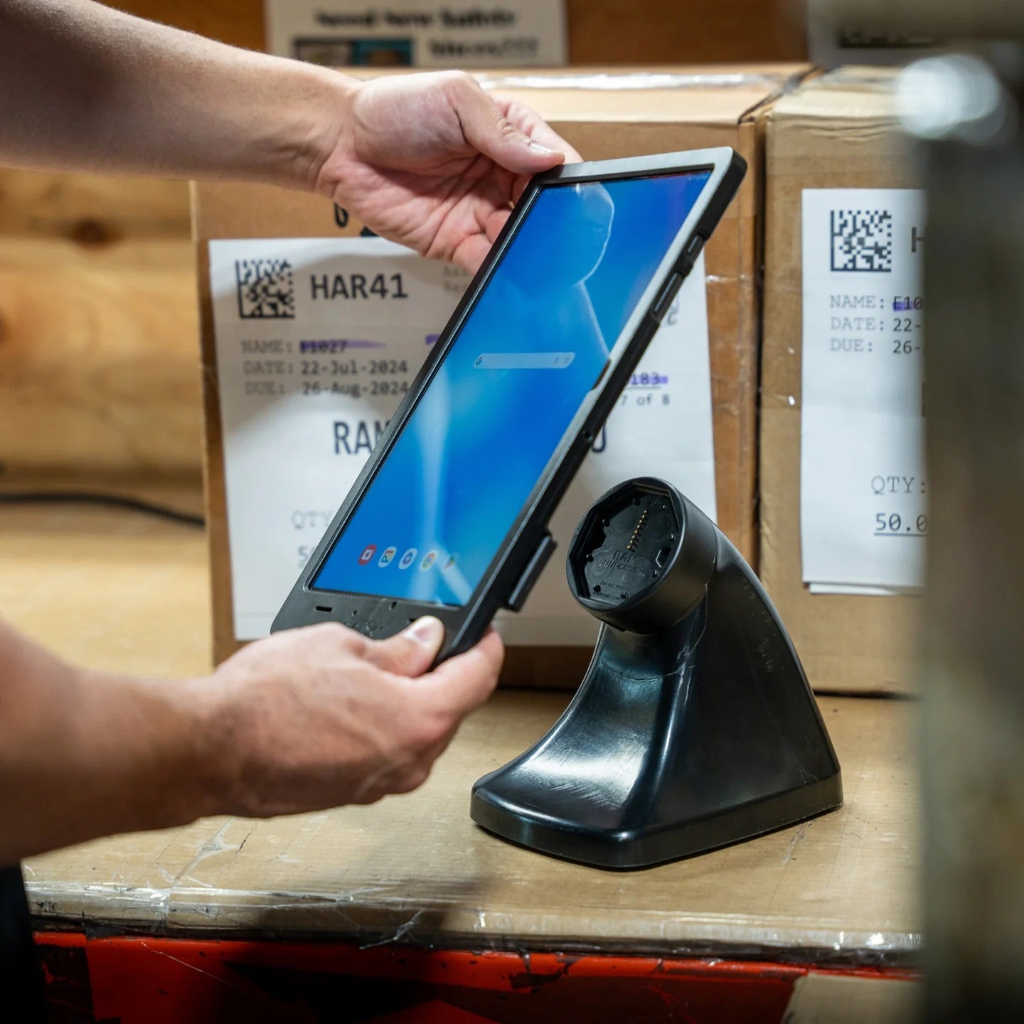 RAM IntelliSkin Thin-Case for Samsung Tab A9+ with Rear Pogo Pads