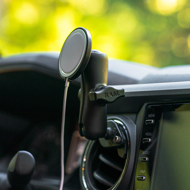 RAM Drill Down Mount with Apple 15W MagSafe Adapter