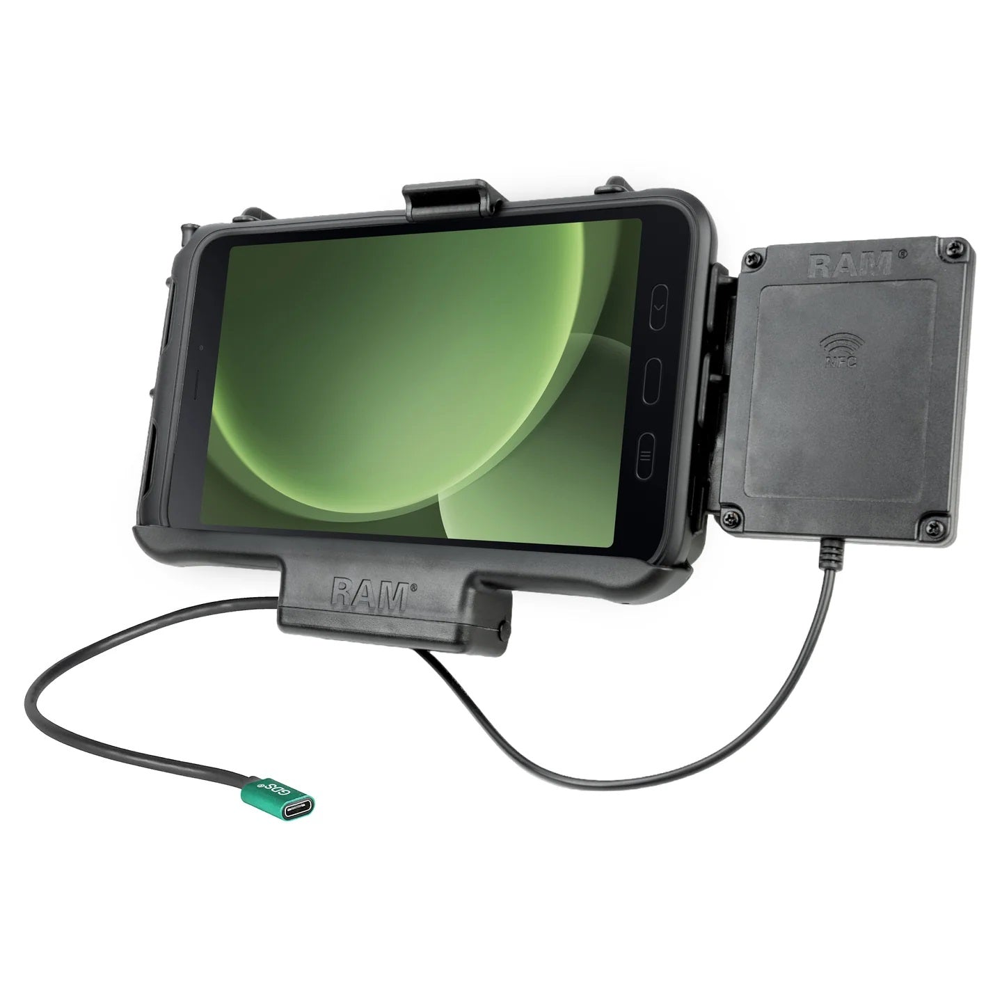 RAM USB-C Powered Dock with NFC Extender for Samsung Tab Active5 & 3