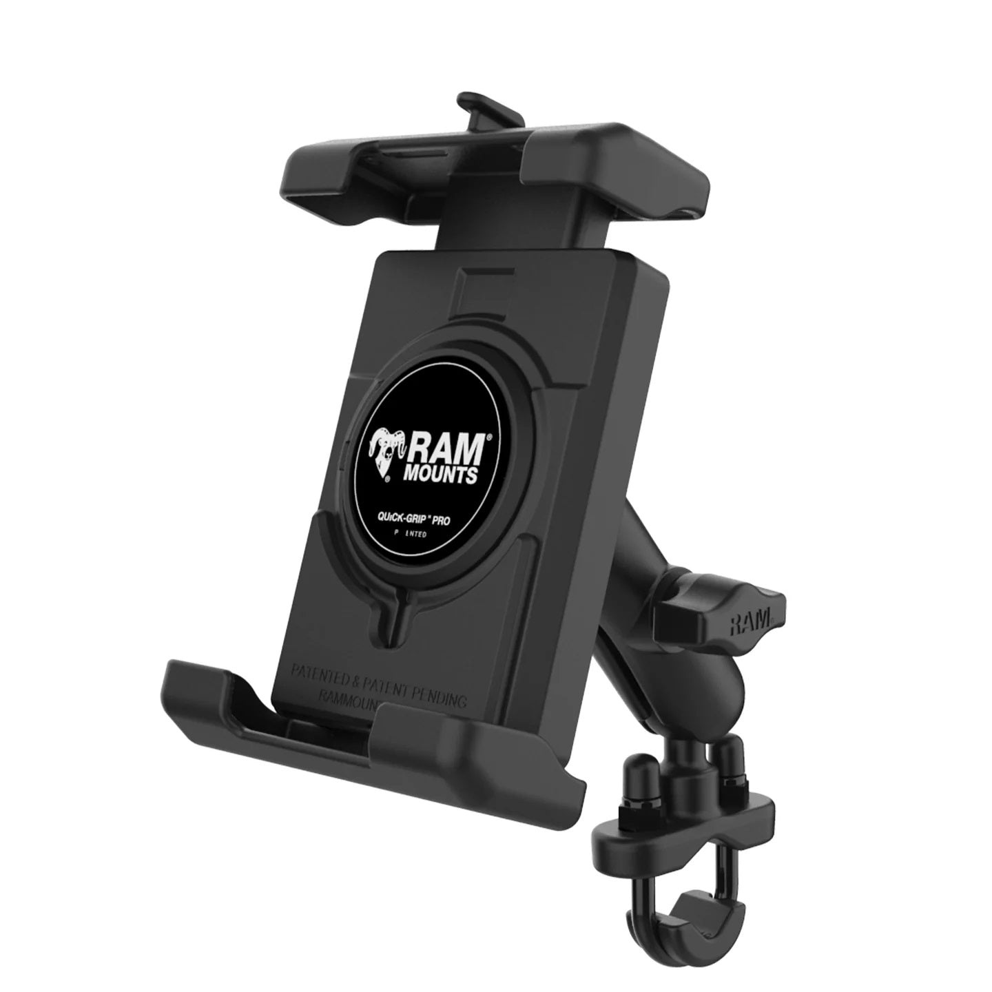 RAM® Quick-Grip™ Pro XL Phone Mount with Handlebar U-Bolt Base – Medium