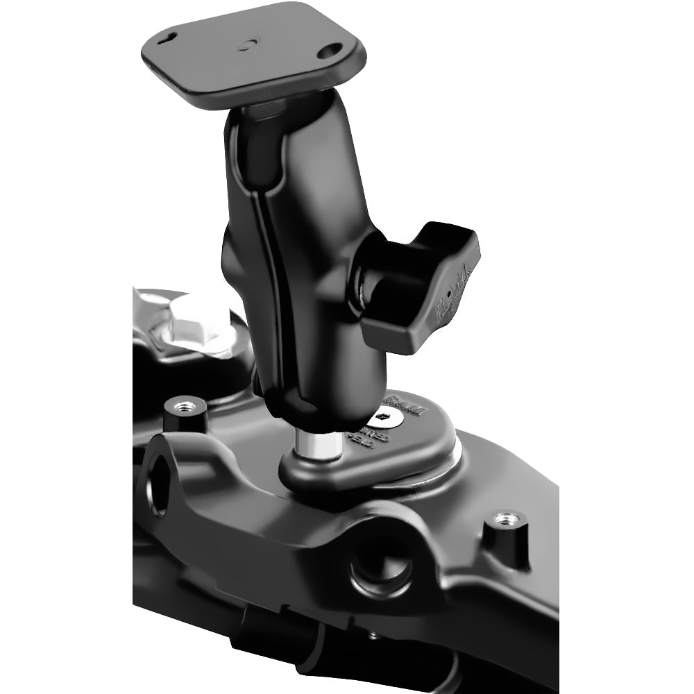 RAM Motorcycle Fork Stem Mount with Diamond Base Adapter