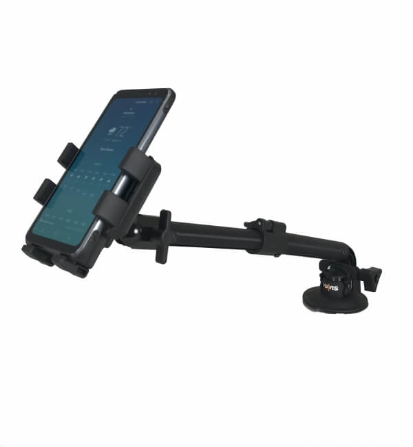 Havis Universal Rugged Phone Cradle with Telescoping Suction Cup Mount